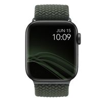 Uniq Aspen Geflochtenes Armband für das  Apple Watch Series 1 t/m 9 / SE (38/40/41 mm) | Series 10 / 11 (42 mm) - Cypress Green
