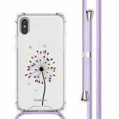 imoshion Design Hülle mit Band Apple iPhone X / Xs - Sandstone Dandelion