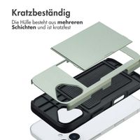 imoshion Backcover mit Kartenfach Apple iPhone 17 - Grün