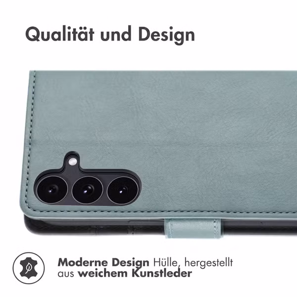 imoshion Luxuriöse Klapphülle Samsung Galaxy S26 FE - Hellblau