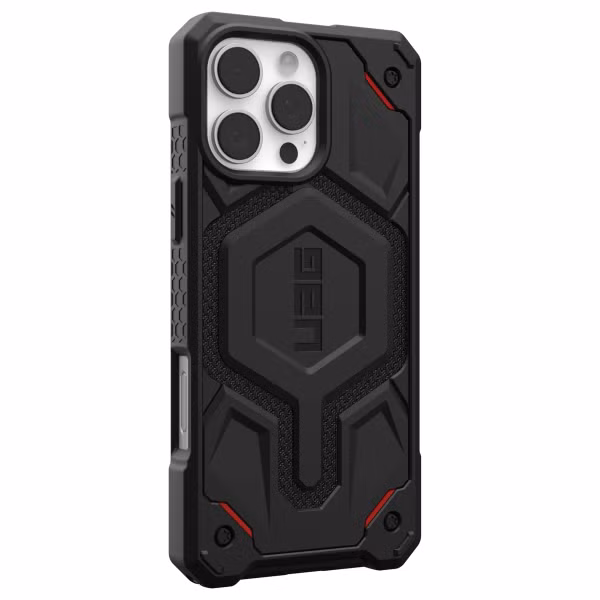 UAG Monarch Pro Backcover Apple iPhone 16 Pro Max - Kevlar Black