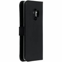 Selencia Echtleder Klapphülle Samsung Galaxy S9 - Schwarz