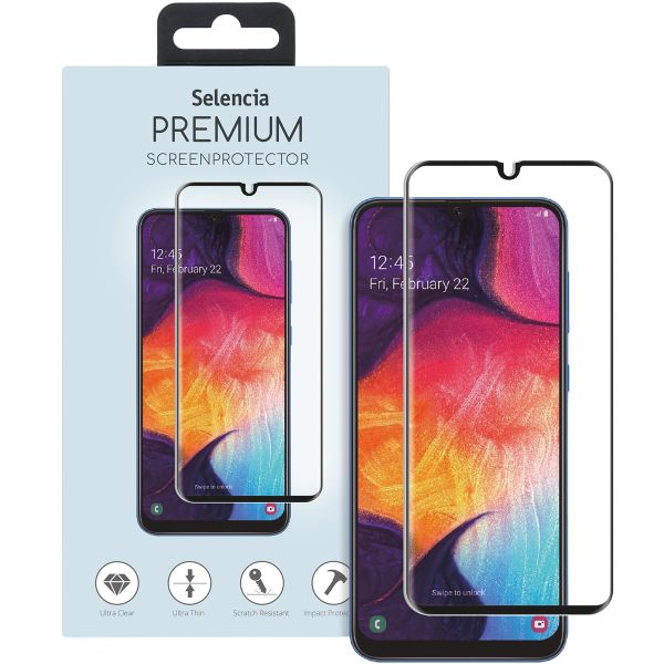 Selencia Premium Screen Protector aus gehärtetem Glas für das Samsung Galaxy A40