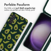 imoshion SilikonHülle design mit Band Samsung Galaxy S23 FE - Avocado Green