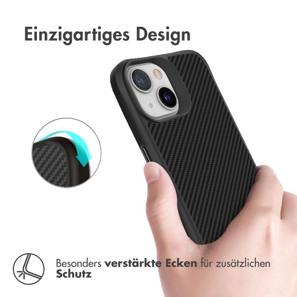 imoshion Rugged Hybrid Carbon Case für das iPhone 13 - Schwarz