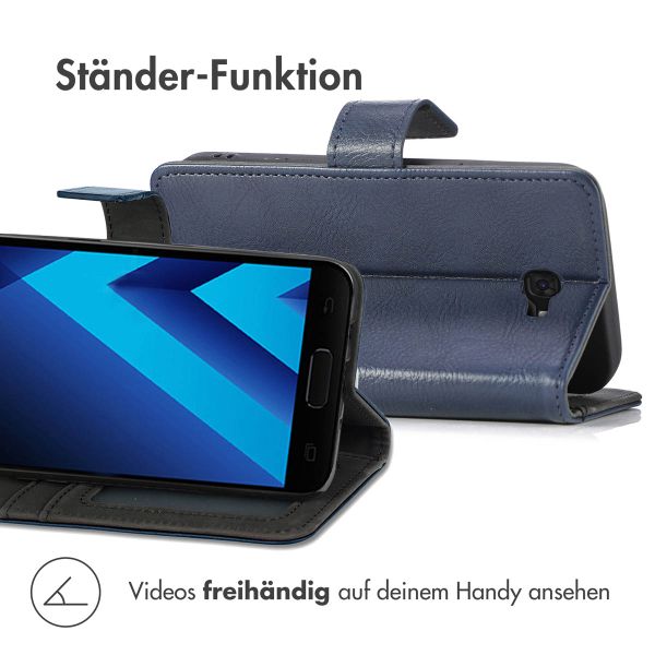 imoshion Luxuriöse Klapphülle Samsung Galaxy A5 (2017) - Dunkelblau