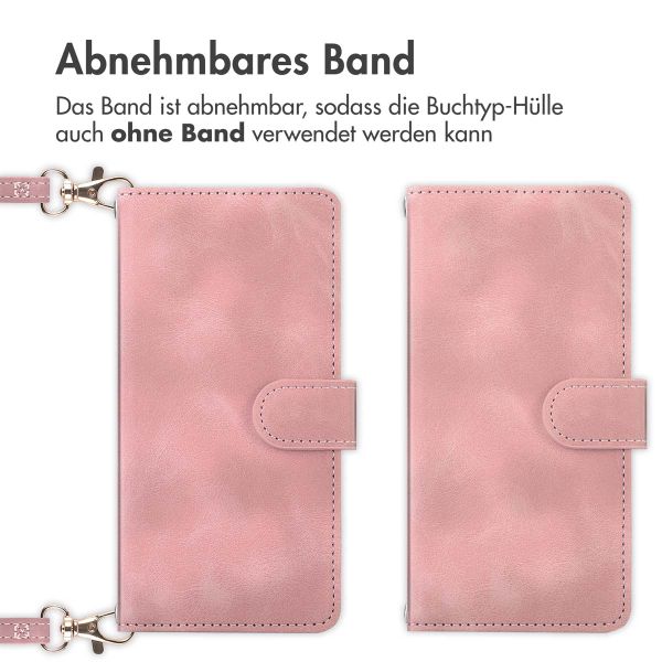 imoshion Klapphülle mit Kordel Apple iPhone SE (2022 / 2020) / 8 / 7 - Rosa