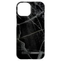 iDeal of Sweden Fashion Back Case für das iPhone 15 - Black Thunder Marble