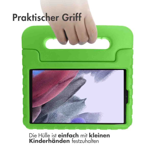 imoshion Hülle mit Handgriff kindersicher Galaxy Tab A7 Lite - Grün