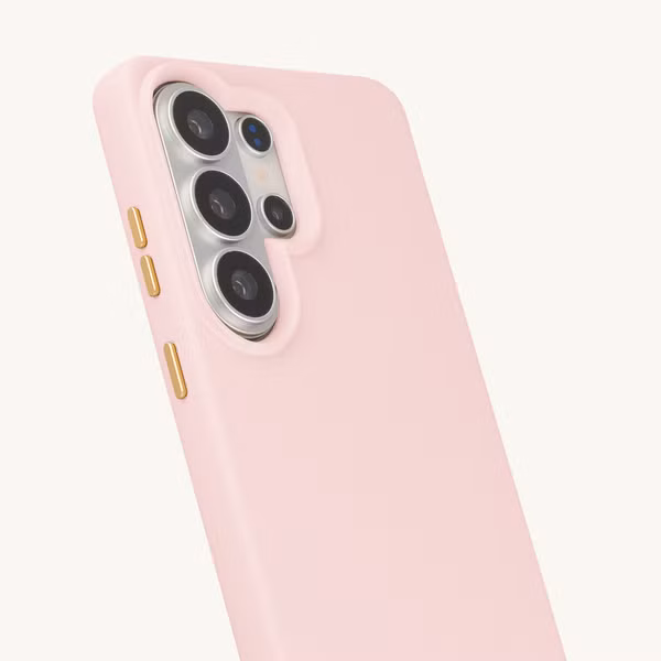 Selencia Rivièra Backcover mit MagSafe mit abnehmbaren Haken Samsung Galaxy S26 Ultra - Sorbet Pink