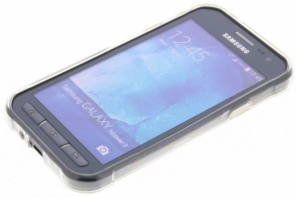 Gestalte deine eigene Samsung Galaxy Xcover 3 Gel Hülle - Transparent