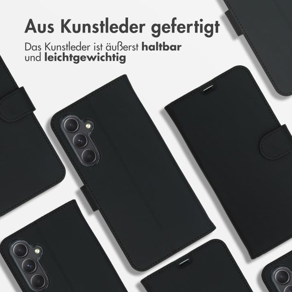Accezz Wallet TPU Klapphülle Samsung Galaxy A55 - Schwarz