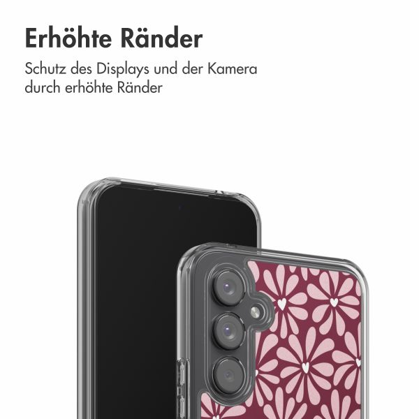 imoshion Design Hülle Samsung Galaxy A54 (5G) - Bloom Love Blush