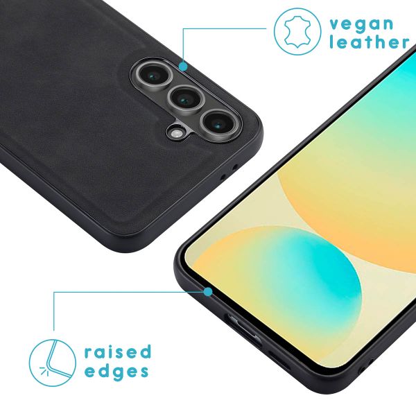 imoshion Entfernbare 2-1 Luxus Klapphülle Samsung Galaxy S24 FE - Schwarz