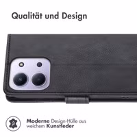 imoshion Luxuriöse Klapphülle Xiaomi Redmi 15C (5G) - Schwarz