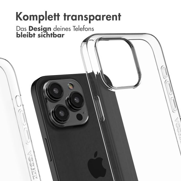 Accezz 100% recyceltes TPU Clear Cover für das iPhone 15 Pro Max - Transparent