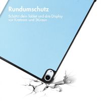 imoshion Trifold Klapphülle Apple iPad Air 11 Zoll (2026) M4 / (2025) M3 / (2024) M2 / Air 5 (2022) / Air 4 (2020) - Hellblau