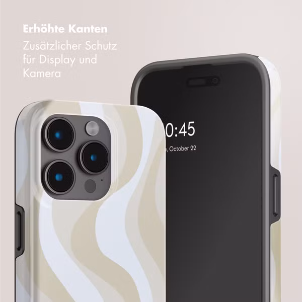 Selencia Vivid Rückabdeckung mit MagSafe Apple iPhone 15 Pro Max - Desert Waves Beige