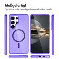 imoshion Sparkle Back Cover mit MagSafe Samsung Galaxy S25 Ultra - Glitzer Violett