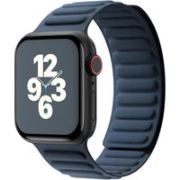 WiWu Magnetisches gewebtes Gliederarmband für die Apple Watch Series 1 bis 10 / SE / Ultra (2) (44/45/46/49 mm) - Ozeanblau