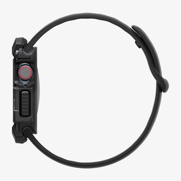 Spigen Rugged Armor™ Hülle für Apple Watch Series 10 / 11 - 42 mm - Matte Black