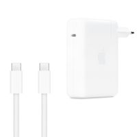 Apple Original USB-C-Netzteil 140 W + Original USB-C-zu-USB-C-Ladekabel 240 W – 2 Meter – für Apple MacBook – Weiß