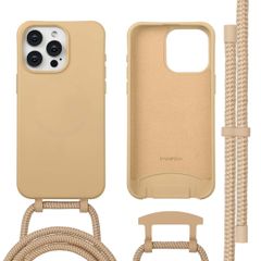 imoshion Color Backcover mit abnehmbarem Handykette und MagSafe Apple iPhone 15 Pro Max - Nude