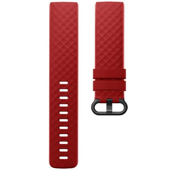 imoshion Silikonband für die Fitbit Charge 3 / 4 - Rot