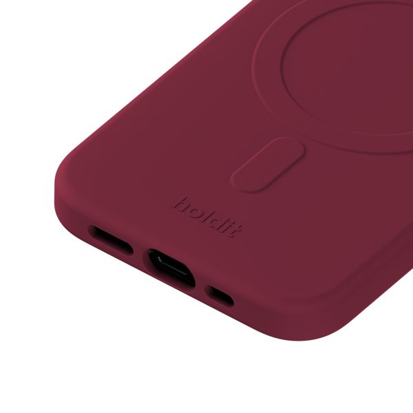 Holdit Soft MagSafe Case Apple iPhone 12 (Pro) - Red Velvet