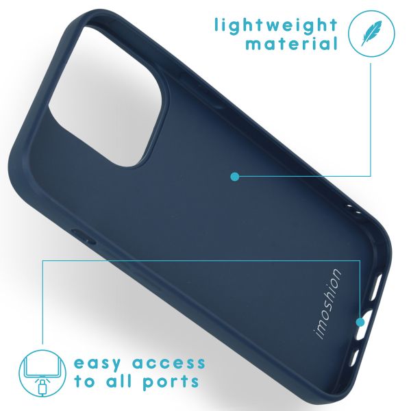 imoshion TPU Color Cover Apple iPhone 13 Pro - Dunkelblau