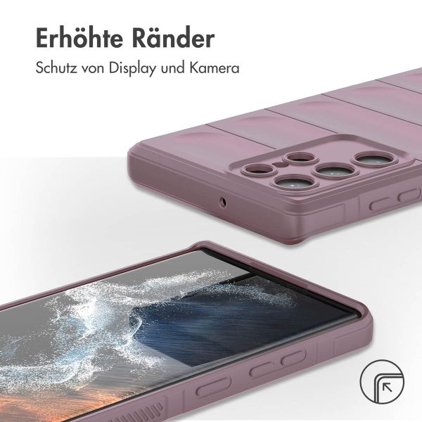 imoshion EasyGrip Back Cover für das Samsung Galaxy S22 Ultra - Violett