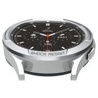 Spigen Chrono Shield für die Samsung Galaxy Watch 4 Classic - 46 mm - Silber