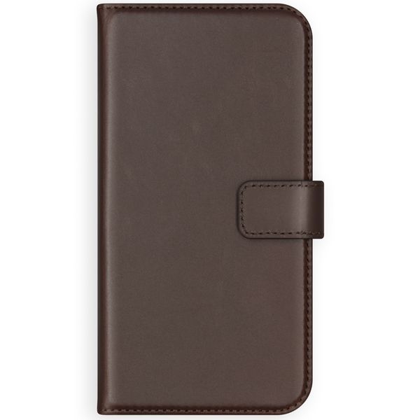 Selencia Echtleder Klapphülle Samsung Galaxy S21 - Braun