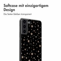 imoshion Design Hülle Samsung Galaxy S22 - Stars Beige Reverse