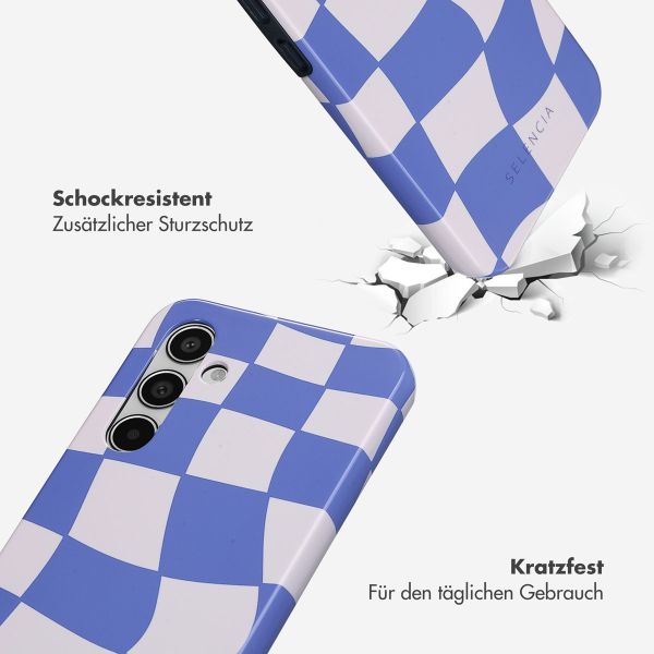 Selencia Vivid Back Cover Samsung Galaxy A55 - Groovy Sapphire Blue