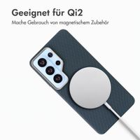 Accezz Mesh Backcover mit MagSafe Samsung Galaxy S26 Ultra - Dunkelblau