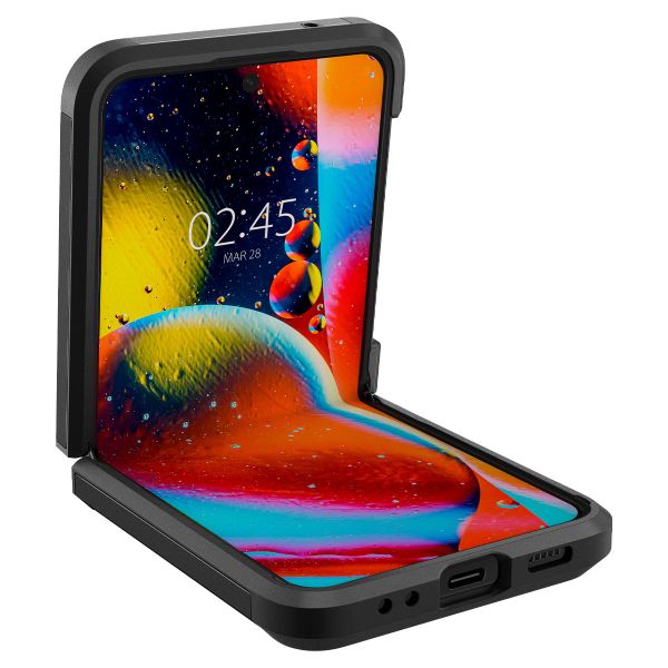 Spigen Tough Armor™ Case für das Samsung Galaxy Flip 4 - Schwarz