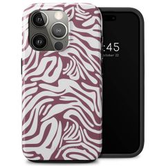 Selencia Vivid Back Cover Apple iPhone 15 Pro - Trippy Swirl Dark Rose