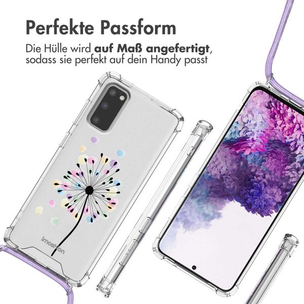 imoshion Design Hülle mit Band Samsung Galaxy S20 - Sandstone Dandelion