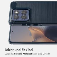 imoshion Brushed Back Cover Motorola Edge 60 Fusion - Dunkelblau