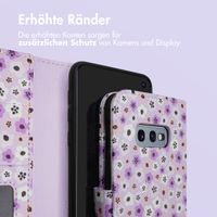 imoshion Design Klapphülle Samsung Galaxy S10e - Purple Flowers