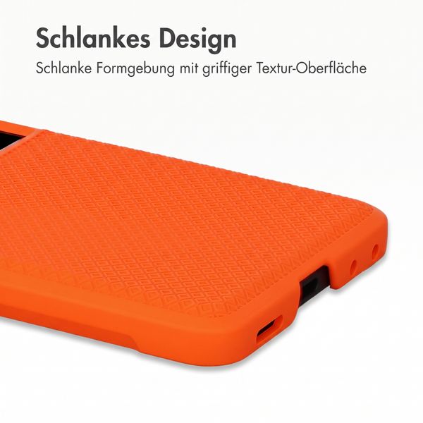 Accezz Grid Backcover Samsung Galaxy Z Flip 8 - Orange