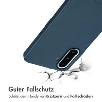 Accezz MagSafe Leather Backcover Samsung Galaxy A36 / A56 - Nightfall Blue