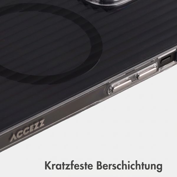Accezz Lite Backcover mit MagSafe | Fluted | Apple iPhone 13 - Schwarz