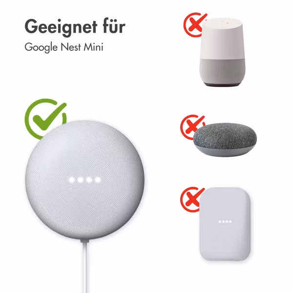 imoshion Google Nest Mini Halterung - Weiß