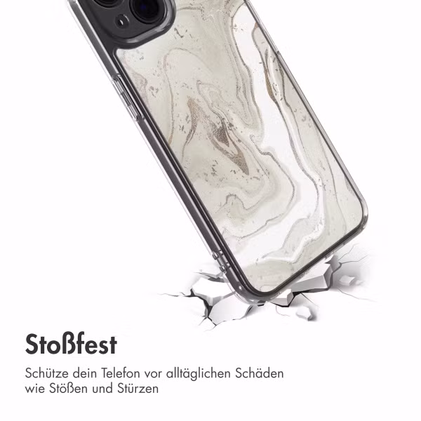 imoshion Design Hülle Apple iPhone 14 - Sandy Marble