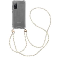 imoshion Handykette mit Perlen + Handgelenkschlaufe Samsung Galaxy S20 FE - Transparent