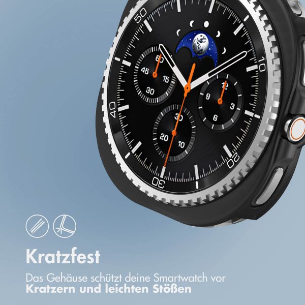 imoshion Bumper Hard Case für das Samsung Galaxy Watch 8 Classic (46 mm) - Schwarz