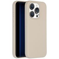 Accezz Liquid Silikoncase für das iPhone 15 Pro - Stone