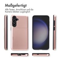 imoshion Backcover mit Kartenfach Samsung Galaxy S25 FE - Rosé gold